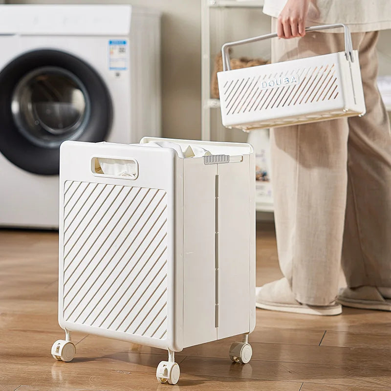 panier à linge pliable multifonction grande capacité portable - vue 6 sur 11