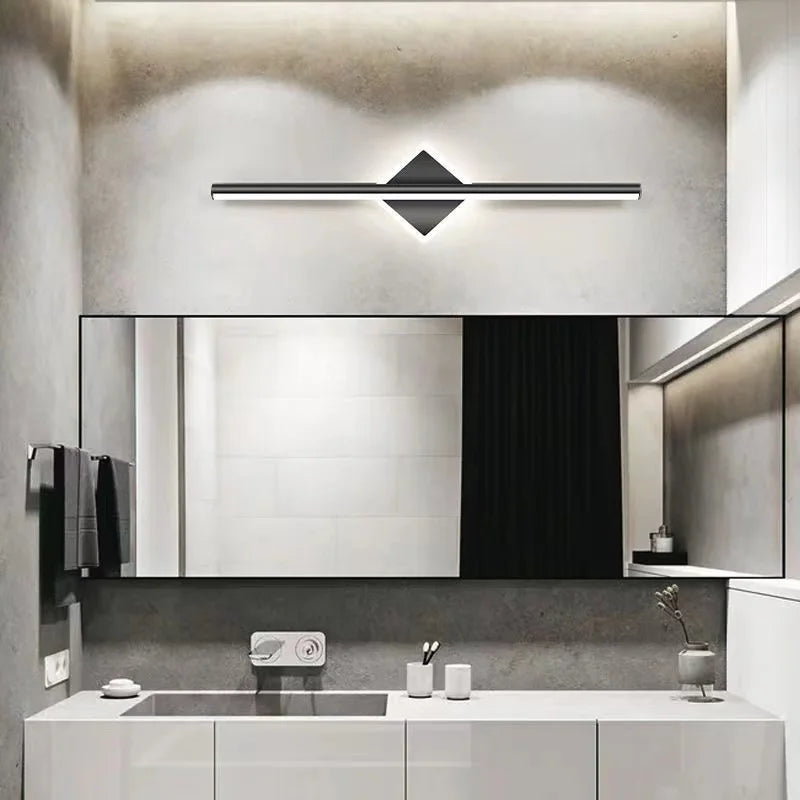 Applique murale LED suspendue au design doré - vue 3 sur 6