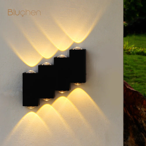 applique murale led étanche moderne pour extérieur jardin - vue 4 sur 10