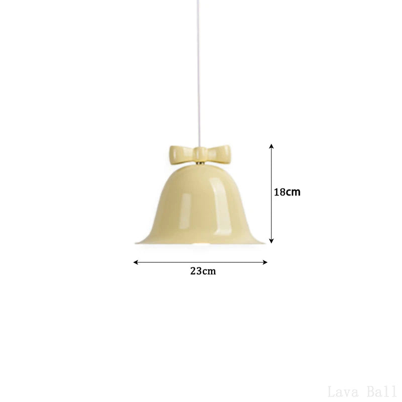 suspension modernes en forme de cloche avec nœud décoratif - vue 18 sur 20