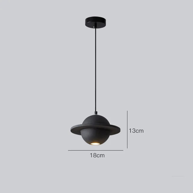 suspension en béton design mini planètes pour décoration intérieure - vue 13 sur 16