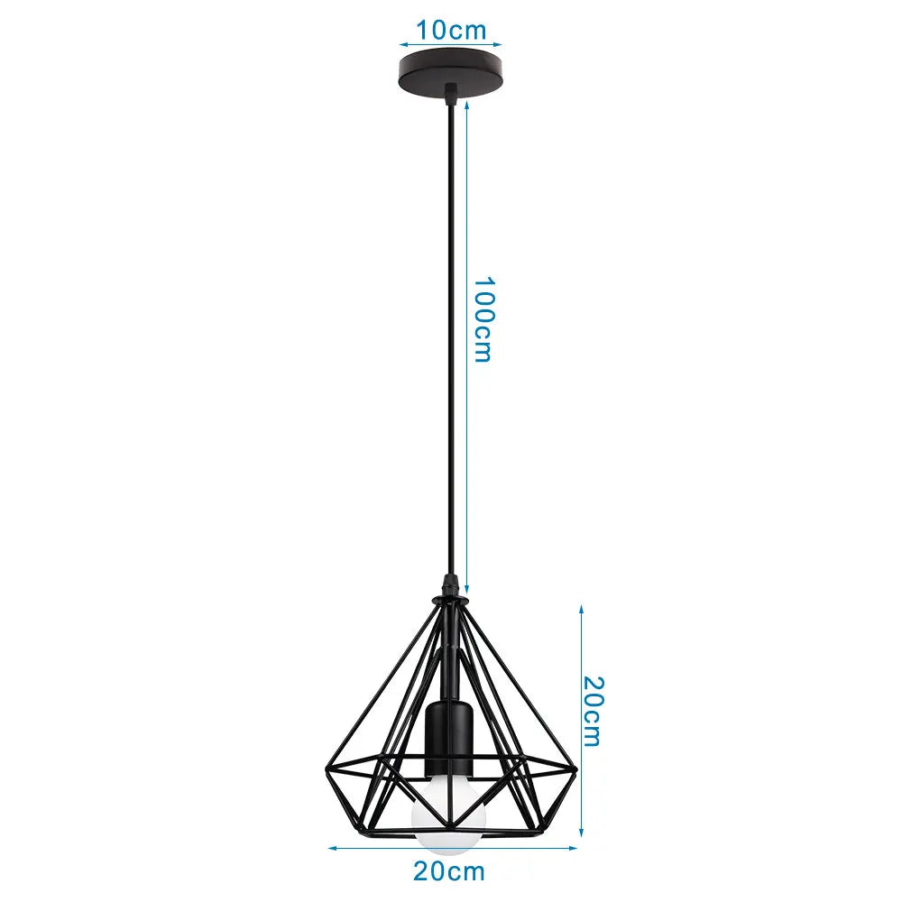 suspension rétro industrielle style loft vintage pour intérieur - vue 17 sur 30