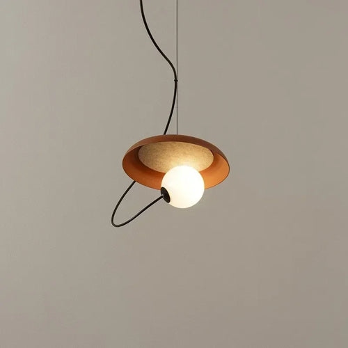 lustre magnétique design italien style wabi-sabi créatif - vue 2 sur 9
