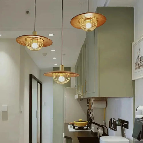 lustre rétro led loft suspension moderne luminaire - vue 7 sur 8