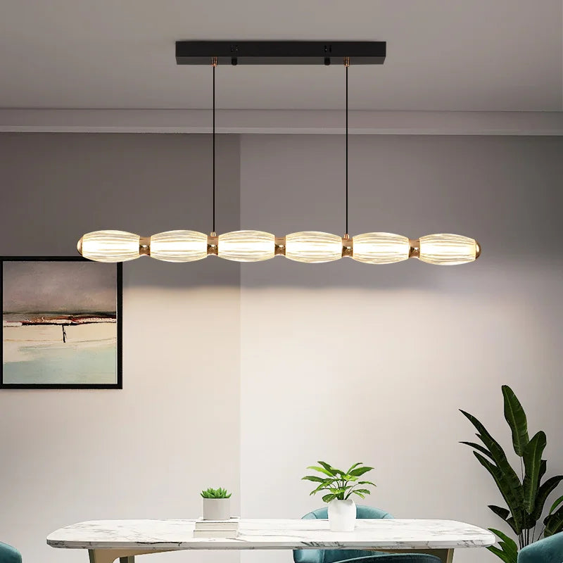 lustre de table en racine de lotus minimaliste nordique