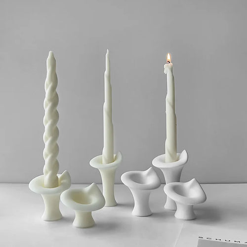 moule en silicone pour chandelier d'aromathérapie décoratif à faire soi-même