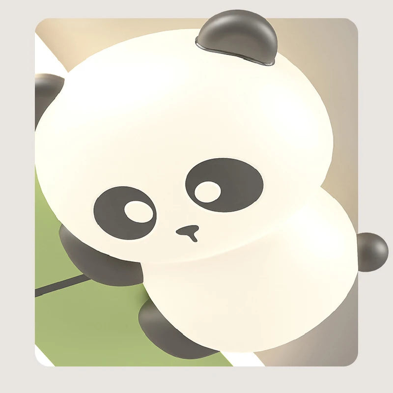 plafonnier panda mignon pour chambre d'enfant moderne minimaliste - vue 3 sur 6