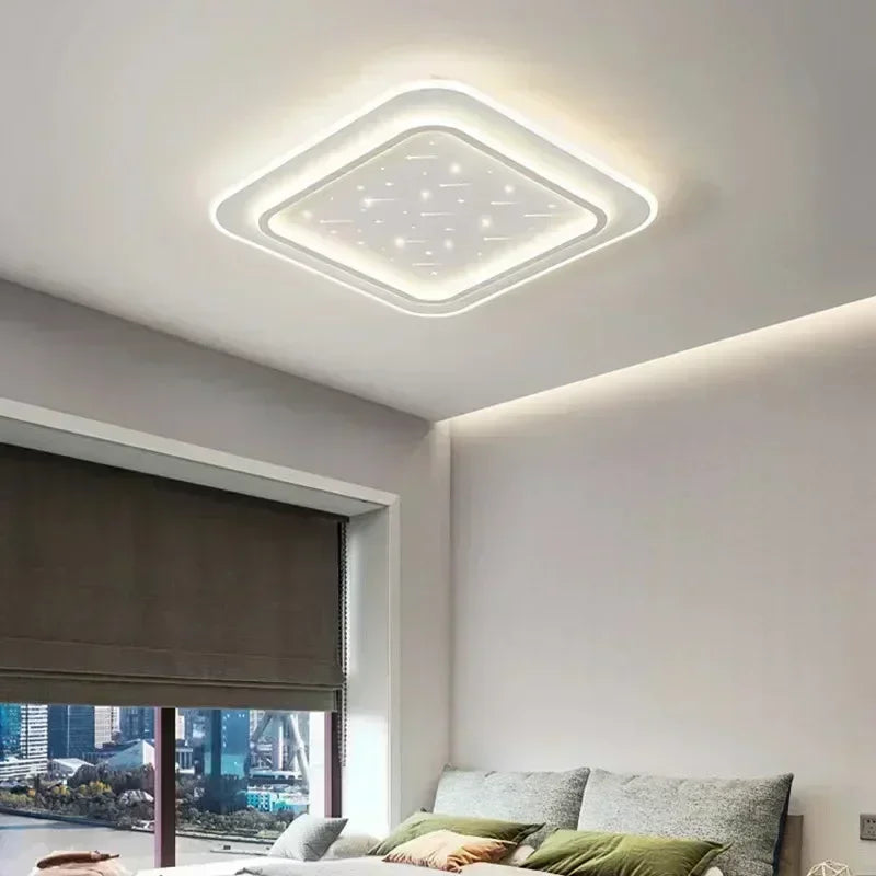 plafonnier moderne à leds pour décoration intérieure élégante - vue 6 sur 11