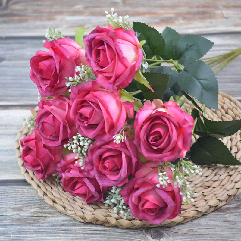 bouquet de pivoines artificielles pour décoration élégante et moderne - vue 3 sur 13