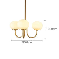 Lustre design doré nordique Simple