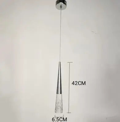 suspension moderne en cristal pour éclairage intérieur élégant - vue 8 sur 16