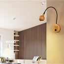 Applique murale nordique en bois massif