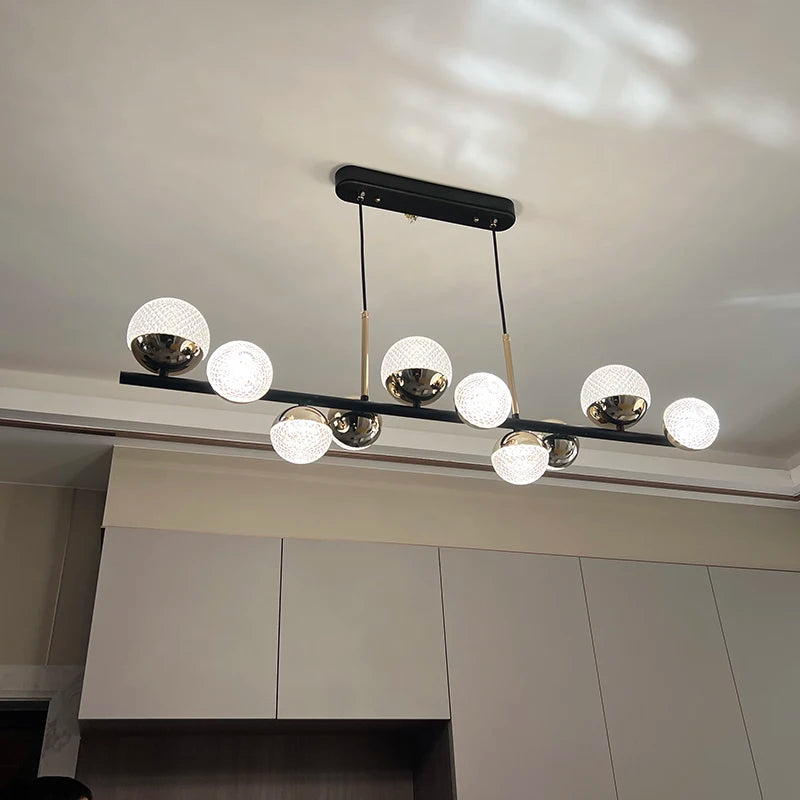 Lustre Décor moderne éclairage intérieur lumières LED - vue 6 sur 8