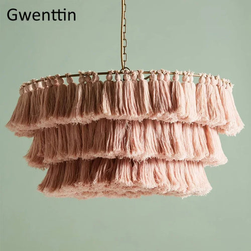 suspension en fil de soie pour décoration intérieure romantique - vue 2 sur 12