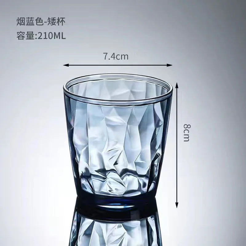Verres incassables acrylique style texture reutilisables fete maison - vue 14 sur 22