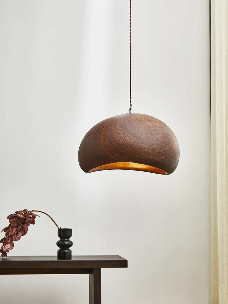 lustre wabi sabi style japonais pour restaurant bar et salon de thé - vue 3 sur 8