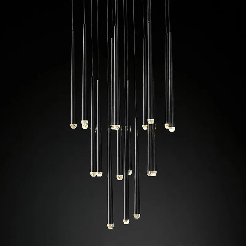 lustre en cristal design moderne pour éclairage intérieur élégant - vue 3 sur 17