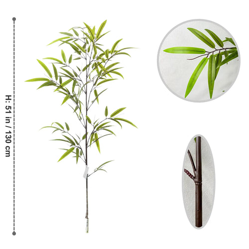 feuilles de bambou artificielles pour décoration d'événements et fêtes - vue 21 sur 23