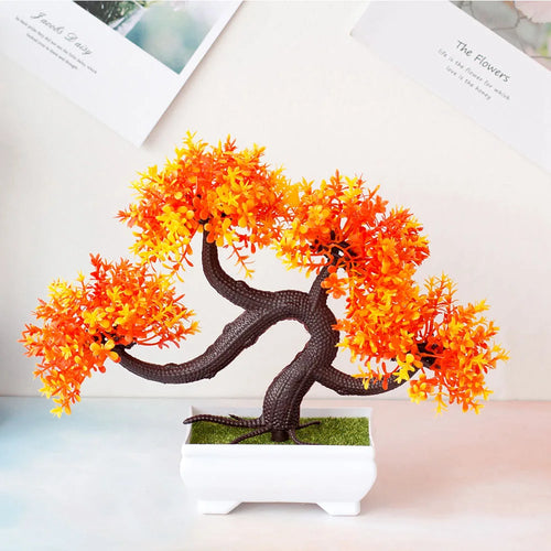plantes artificielles décoratives bonsaï en pot pour jardin zen - vue 20 sur 25