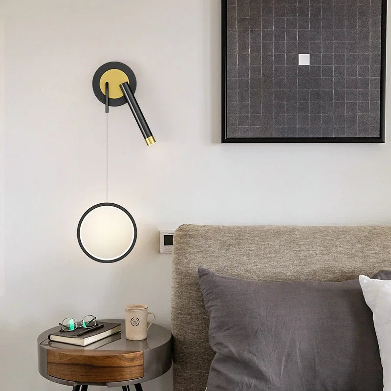 appliques murales led modernes à double tête décoratives pour la maison - vue 3 sur 14