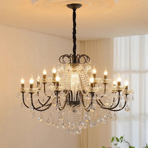 lustre moderne en cristal pour décoration intérieure élégante - vue 2 sur 11