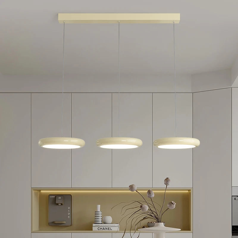 plafonnier led moderne pour île de cuisine et bar intérieur - vue 3 sur 10