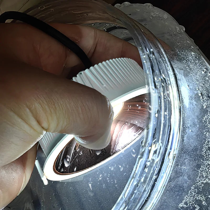Downlight impermeável IP65LED, umidade e névoa, cozinha banheiro e vaso sanitário holofotes, beirais ao ar livre, AC 220V, 30W, - vue 2 sur 6