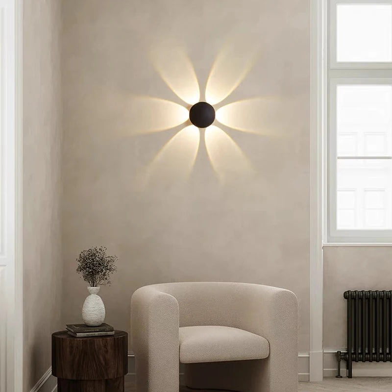 Hémisphère quatre côtés applique murale haut vers le bas Led 4W chevet couloir décor à la maison fond applique balcon jardin extérieur applique murale - vue 2 sur 10