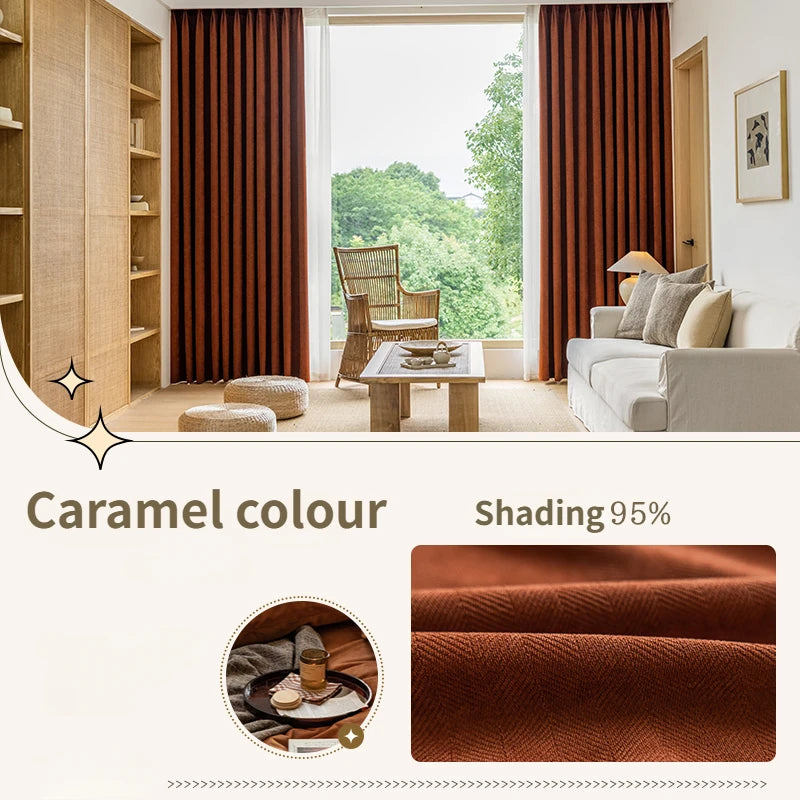 Rideau occultant uni style moderne pour salon chambre - vue 17 sur 23