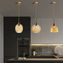 suspension led moderne design boule de verre pour restaurant bar