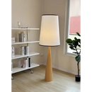 lampadaire japonais wabi-sabi en bois design nordique décoratif