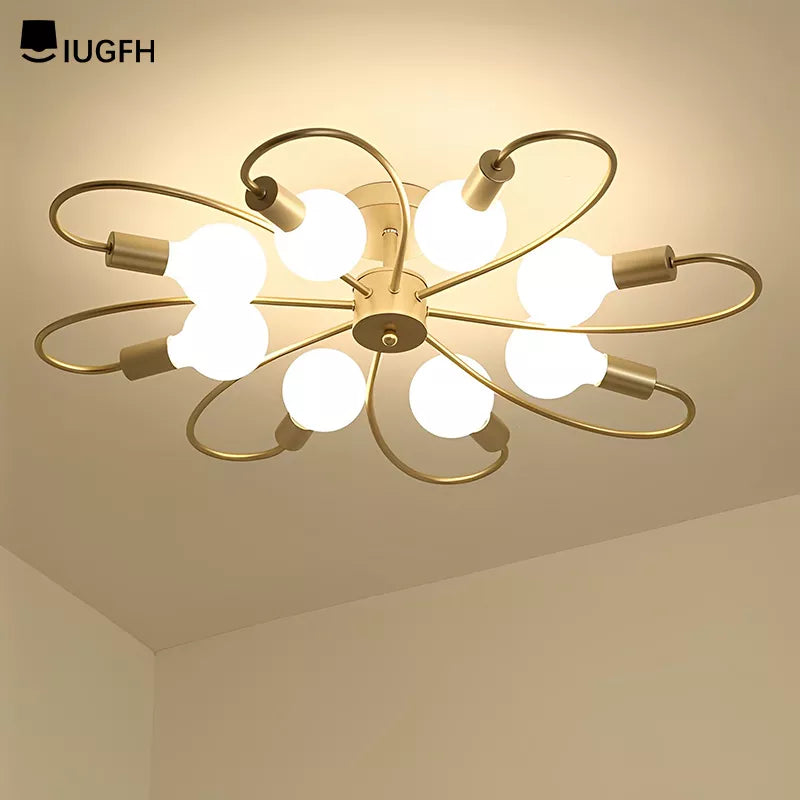 Plafonnier LED moderne plafond créative - vue 2 sur 24