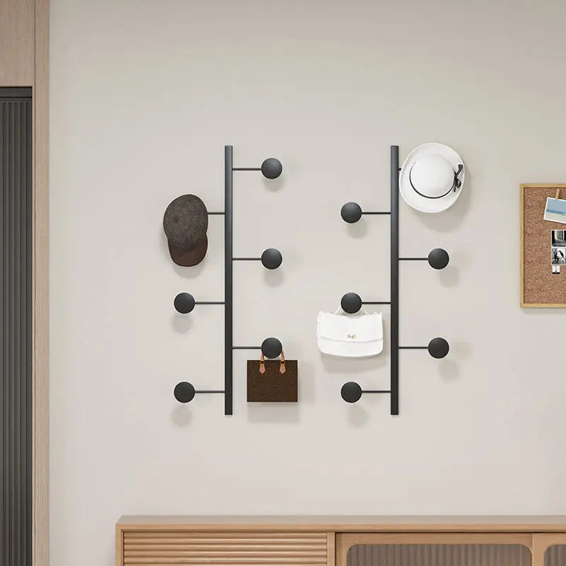 porte-vêtements nordique léger pour organisation et décoration intérieure