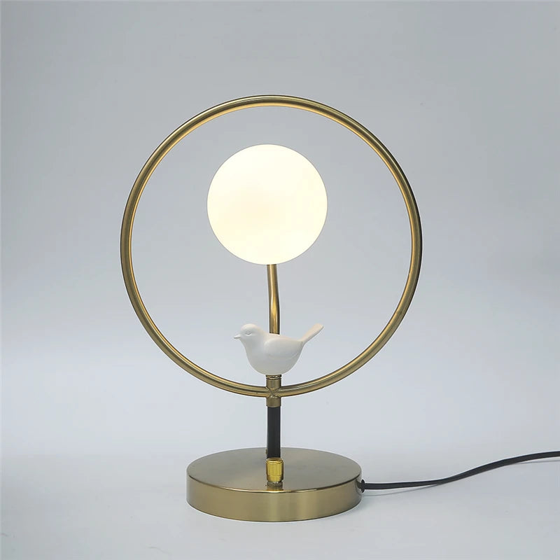 lampadaire décoratif nordique en verre design moderne avec ampoules incluses - vue 2 sur 7