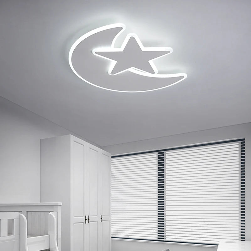 lustre led moderne nuage amour décoratif pour enfant - vue 3 sur 9