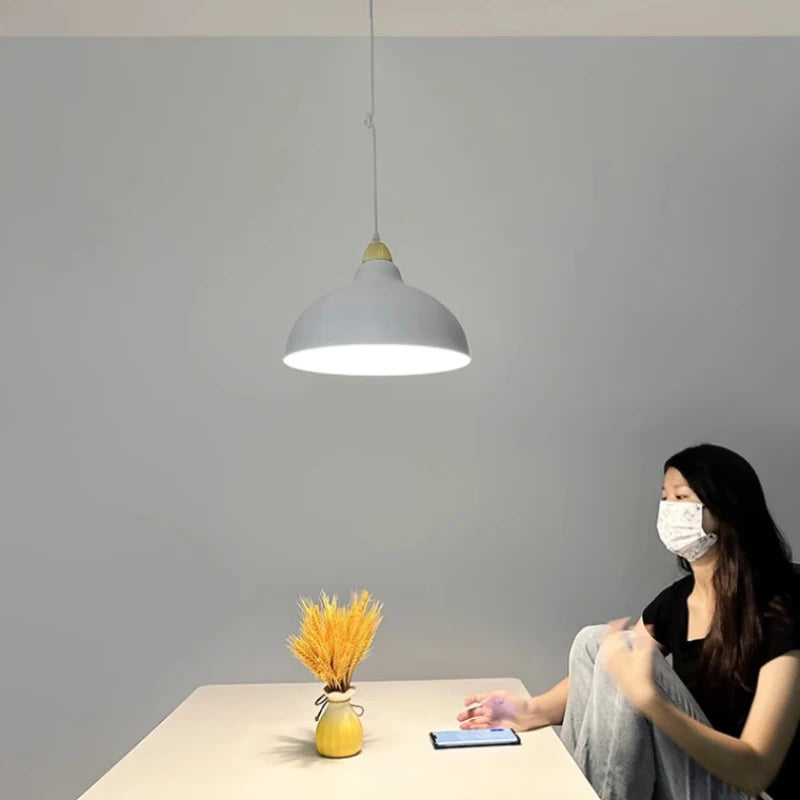 Lustres à bascule de Table à manger modernes LED peuvent être déplacés lampes à long poteau nordique Simple télescopique pliant lustre à bras Long - vue 6 sur 22