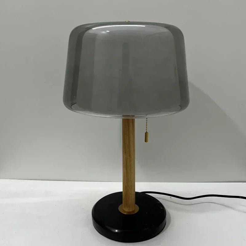 lampe de chevet design moderne en verre haut de gamme 2024 - vue 5 sur 7
