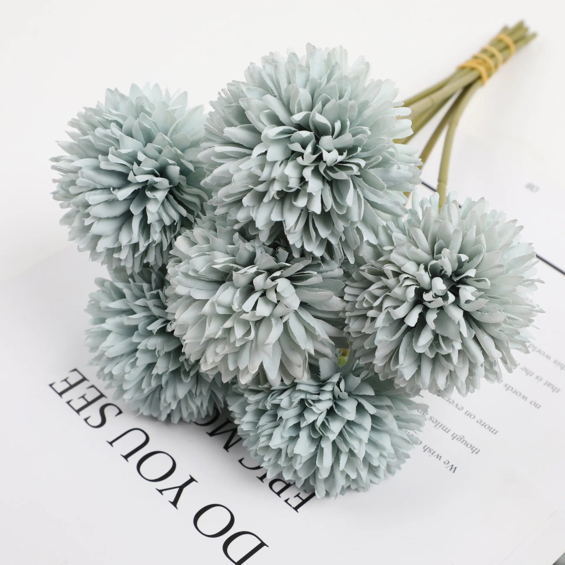 boule de chrysanthème artificielle pour décoration de mariage et fête - vue 10 sur 12