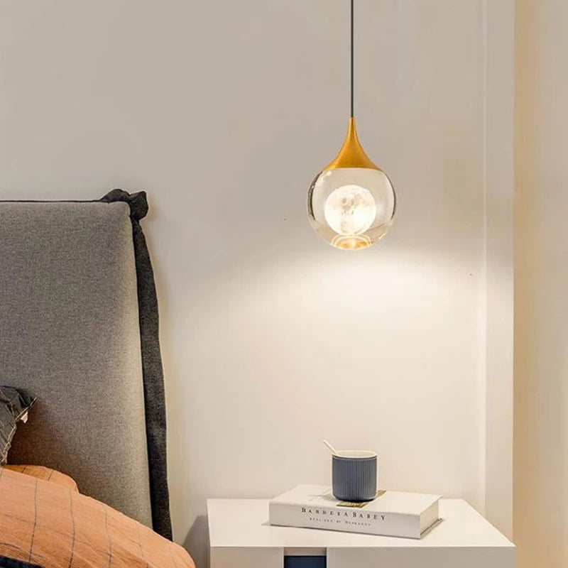 lustre nordique en cristal pour décoration moderne et élégante - vue 5 sur 12