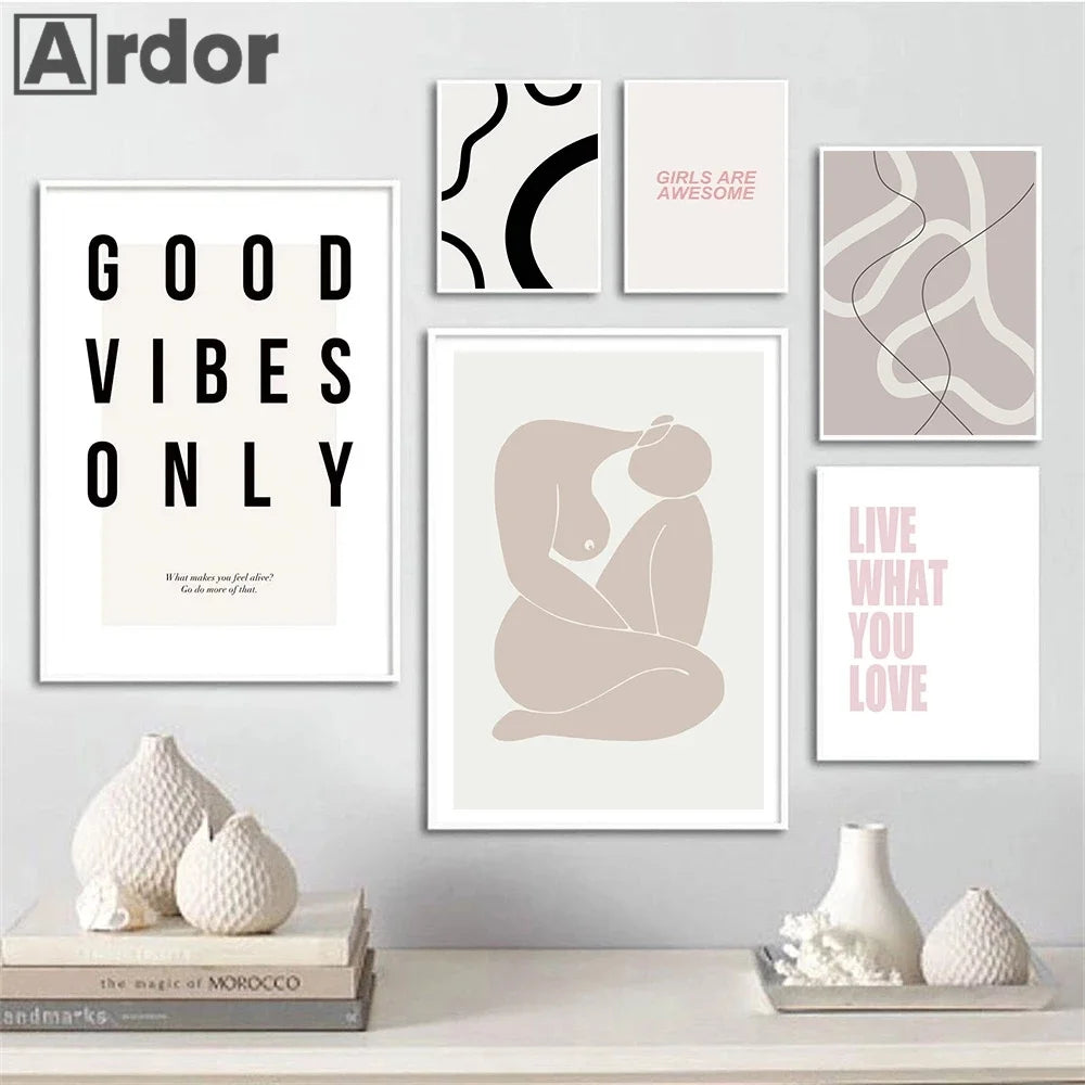 citations de motivation nordiques pour décoration murale artistique - vue 5 sur 7