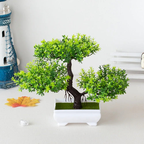 plantes artificielles décoratives bonsaï en pot pour jardin zen - vue 24 sur 25