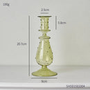 bougeoir en verre créatif pour décoration moderne et élégante