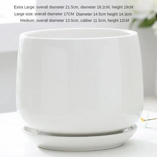 pot de fleurs en céramique créatif pour décoration intérieure et extérieure