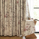 Rideau occultant floral élégant pour salon et chambre