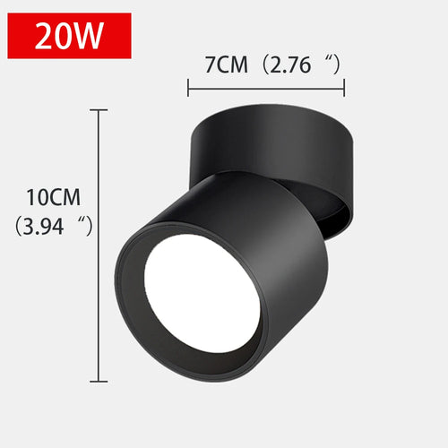 spot led extérieur à angle réglable sans perforation - vue 10 sur 14