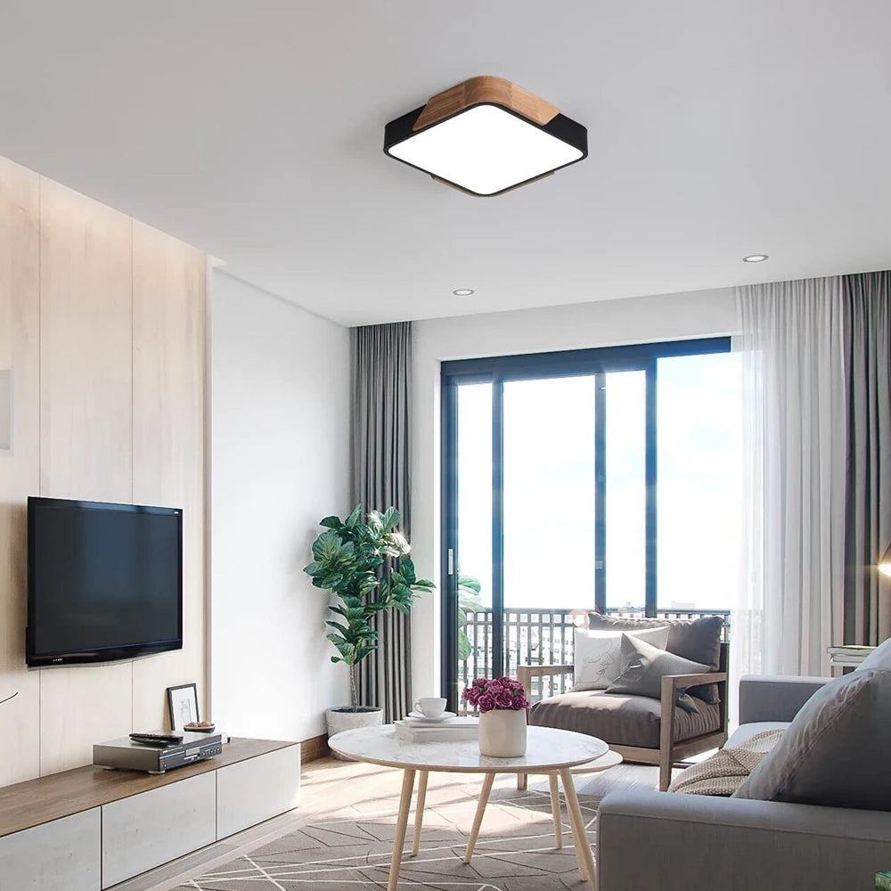 plafonnier led déco salon couloir balcon maison - vue 3 sur 8