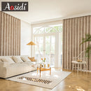 Rideau occultant motif feuilles style moderne chambre salon