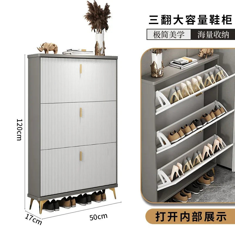 armoire à chaussures moderne multicouches pour un rangement optimal - vue 12 sur 18