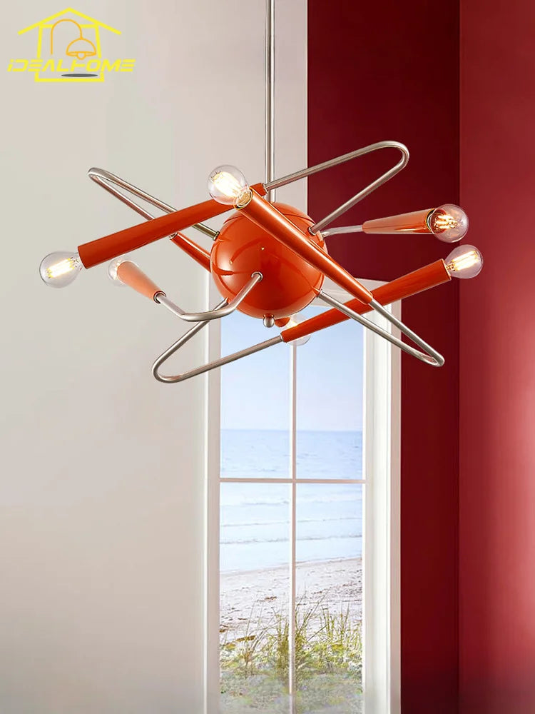 suspension décorative postmoderne style médiéval et bauhaus - vue 3 sur 6
