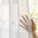 Voilage rideau fil décoratif moderne pour porte fenêtre